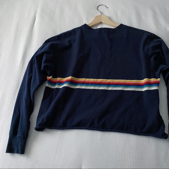 Brandy Melville John Galt Navy Rainbow Top - Picture 8 of 10